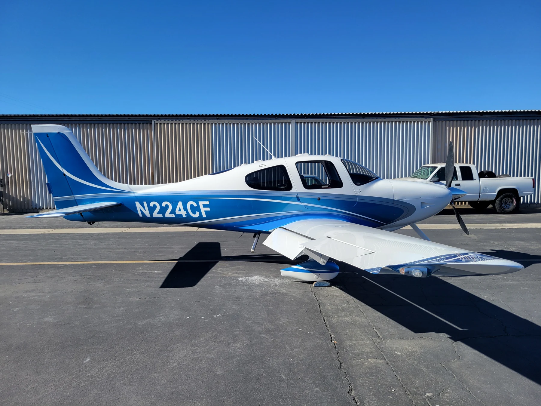 Cirrus aircraft paint project